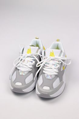 Кроссовки Nike M2k Tekno Grey Dynamic Yellow White, 36
