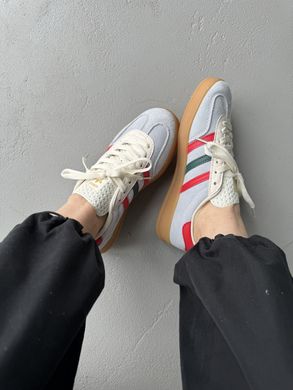 Кроссовки Adidas Gazelle Blue Red Green