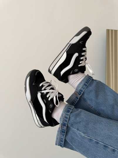 Кроссовки Vans Rowley XLT Black White Купить (Доставка 1-3 Дня)