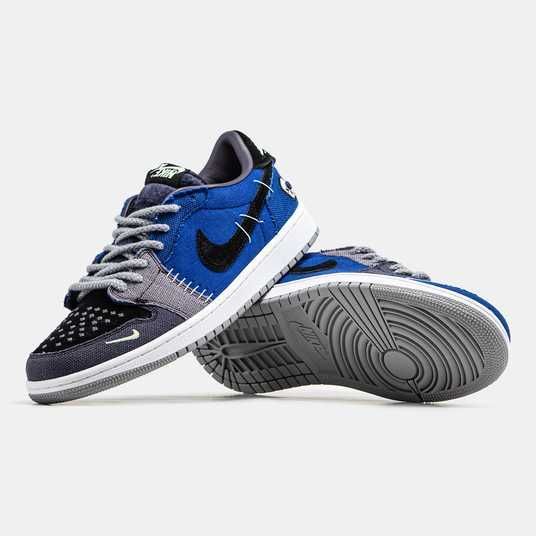 シューズ(男性用) NIKE Air Jordan 1 Low27.5cm Кросівки Nike Air Jordan 1 Low Voodoo Alternate Blue Black Купити