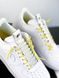Кросівки Nike Force 1 Lux 'White Chrome Yellow', 36