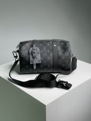 Сумка Louis Vuitton City Keepall Black Grey, 28x17x14