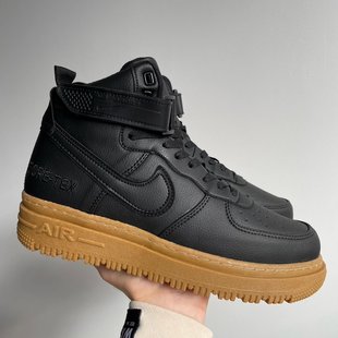 Кросівки NK Air Force 1 Gore-Tex Black Brown Termo, 40