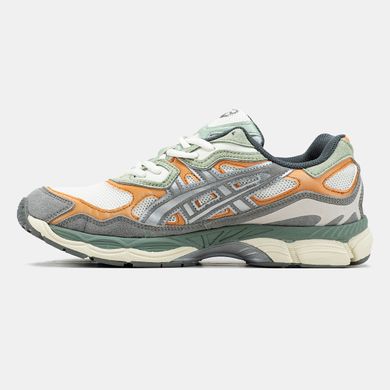 Кроссовки Asics Gel-NYC White Orange Green Grey, 40