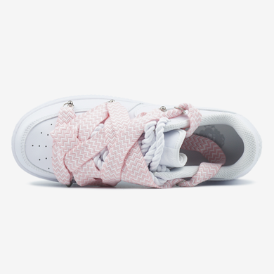 Кросівки Nike Air Force 1 Low Custom Lanvin Laces Pink, 36