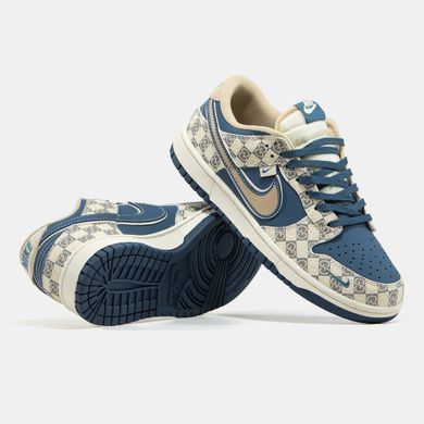 Кроссовки Nike SB Dunk Low x Gucci Beige Blue, 42
