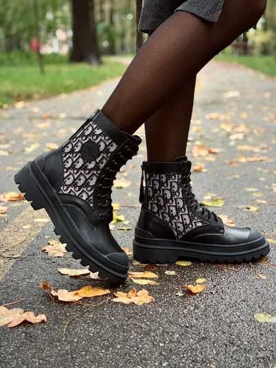 Ботинки Dior Boots Black PREMIUM Купить (Доставка 1-3 Дня)