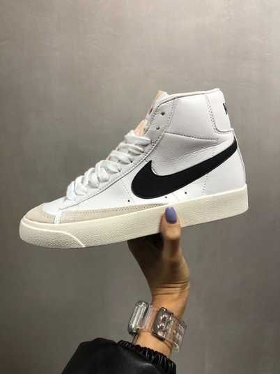 Кроссовки Nike BLazer Mid Vintage Black/White 77 Купить (Доставка