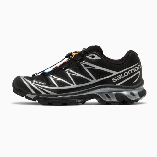 靴 salomon xt-6 Кроссовки Salomon XT-6 Adv Gore-Tex Black Silver Купить (Доставка