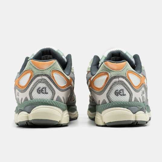 Кроссовки Asics Gel-NYC White Orange Green Grey Купить (Доставка 1