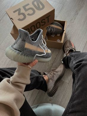 Кроссовки Adidas Yeezy Boost 350 V2 Ash Blue премиум, 36