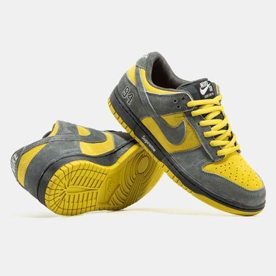 Кросівки Nike SB Dunk Low x Supreme Grey Yellow, 40