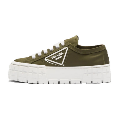 Кросівки Prada Wheel gabardine Military Green