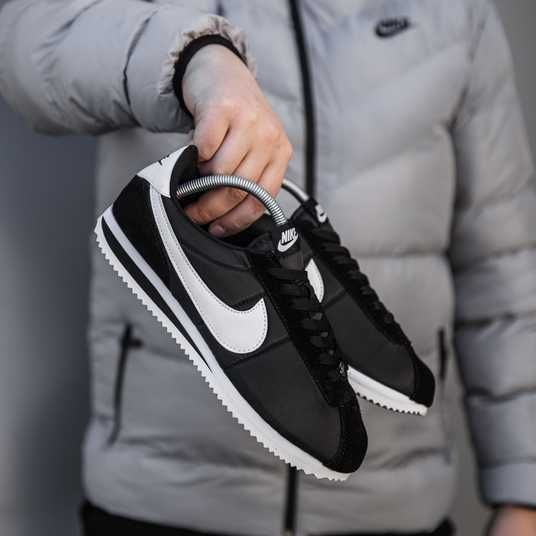 90s NIKE CORTEZ ブラック ホワイト スニーカー Кросівки Nike Cortez Black White Купить (Доставка 1-3 Дня)