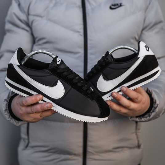 Кросівки Nike Cortez Black White Купить (Доставка 1-3 Дня)