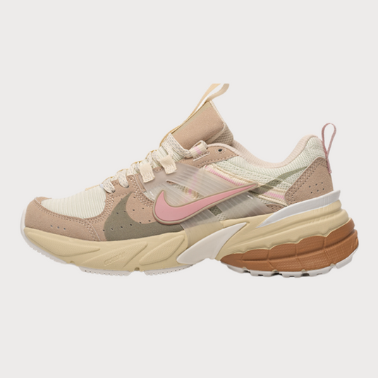 Кросівки Nike V2K Runtekk Beige Pink Green - Sneakers Kross