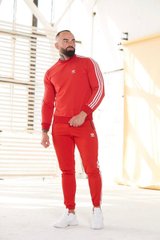 Спортивний костюм Adidas на флисе красный, S