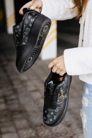 Nike Air Force Louis Vuitton Black 