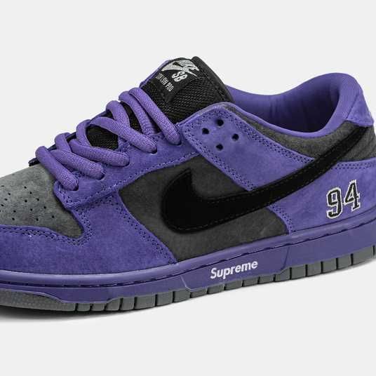 Кроссовки Nike SB Dunk Low x Supreme Purple Купить (Доставка 1-3 Дня)