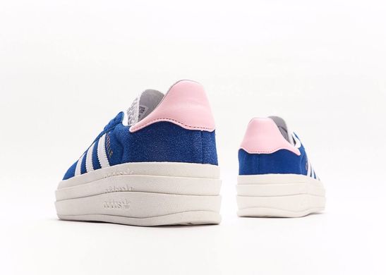 Кросівки Adidas Gazelle Bold BLue White Pink, 36