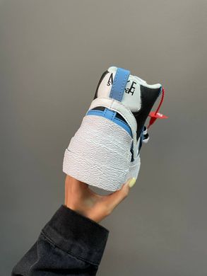 Кросівки Nike Blazer Mid x Sacai Black Legend Blue, 36