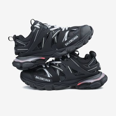 Кроссовки Balenciaga Track 3.0 Black White (светятся), 36