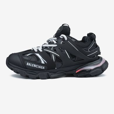 Кроссовки Balenciaga Track 3.0 Black White (светятся), 36