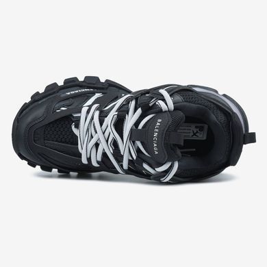 Кроссовки Balenciaga Track 3.0 Black White (светятся), 36