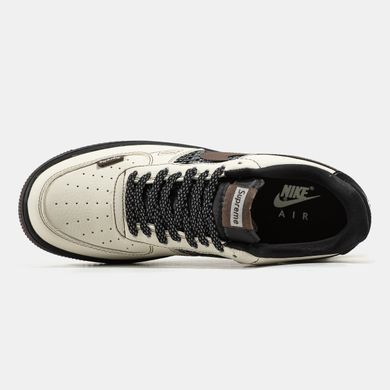 Кроссовки Nike Air Force 1 x Supreme Beige Brown, 43