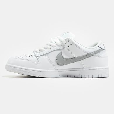 Кросівки Nike SB Dunk Low x Supreme White Grey, 40