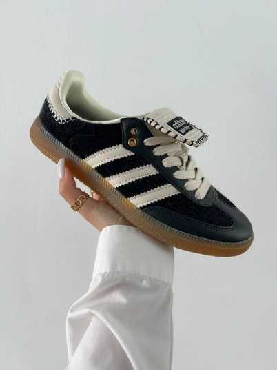 Кроссовки Adidas Samba x Wales Bonner Black White Купить (Доставка