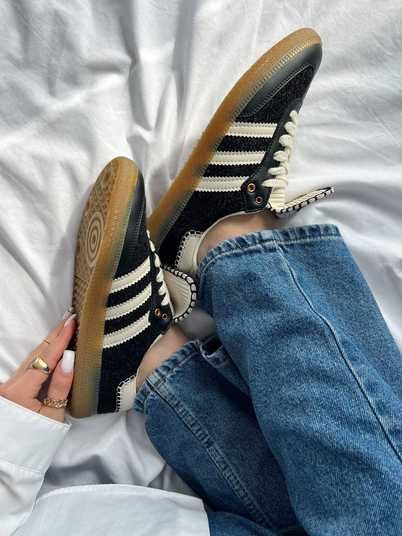 Кросівки Adidas Samba x Wales Bonner Black White Купити (Доставка
