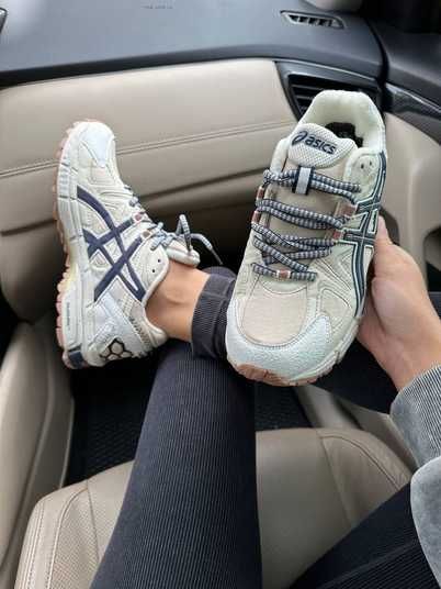 Кросівки Asics Gel Kahana-8 Waterproof Beige Blue Winter Termo