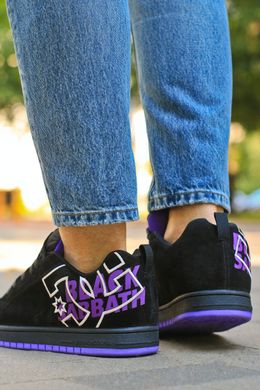 Кросівки DC Shoes Court Graffik Black Purple