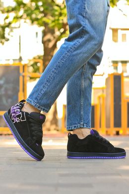 Кросівки DC Shoes Court Graffik Black Purple, 36