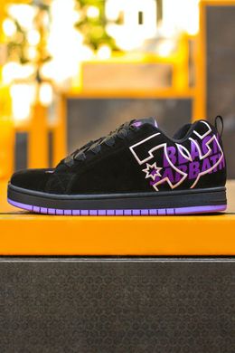 Кроссовки DC Shoes Court Graffik Black Purple