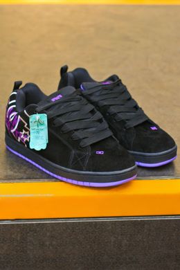 Кроссовки DC Shoes Court Graffik Black Purple