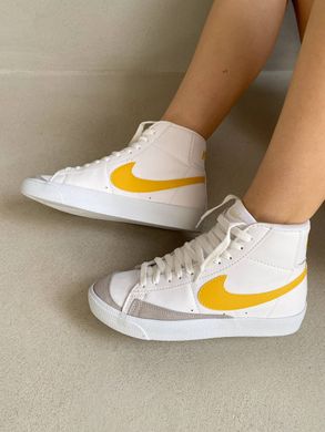 Кросівки Nike Blazer White Yellow Logo