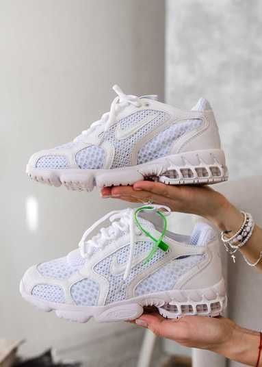 Кросівки Nike x Stussy Air Zoom Spiridon Cage 2 Full White Купить