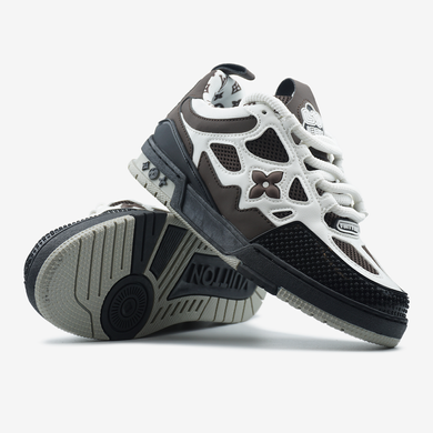Кросівки Louis Vuitton Skate Sneaker White Brown Black, 36