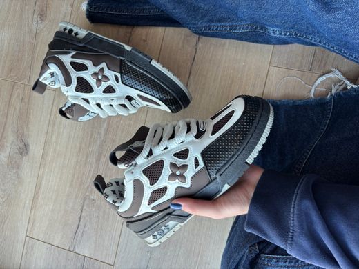 Кросівки Louis Vuitton Skate Sneaker White Brown Black, 36