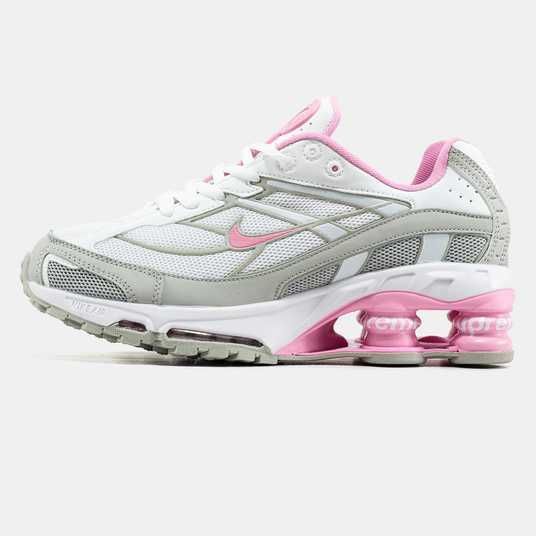 Кроссовки Nike Shox Ride 2 Supreme White Pink Купить (Доставка 1-3