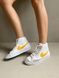 Кроссовки Nike Blazer White Yellow Logo, 36