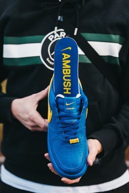 Кросівки NK Air Force Low x AMBUSH Blue Yellow, 41