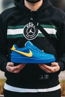 Кросівки NK Air Force Low x AMBUSH Blue Yellow, 41