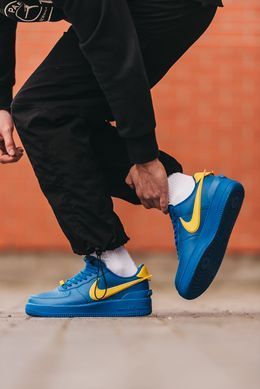 Кросівки NK Air Force Low x AMBUSH Blue Yellow, 41