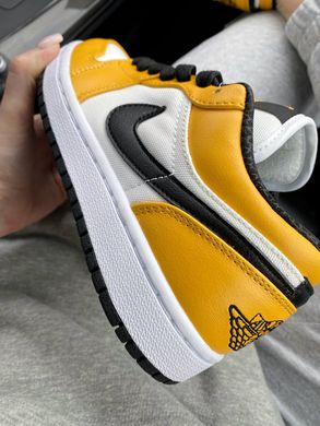 Кроссовки Air Jordan 1 Retro LOW Yellow, 36