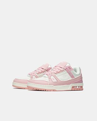 Кроссовки Louis Vuitton Trainer Sneakers Pink White, 36