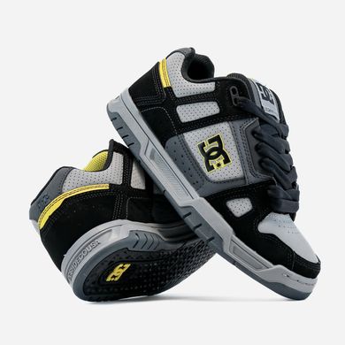 Кроссовки DC Stag Grey Black Yellow, 44