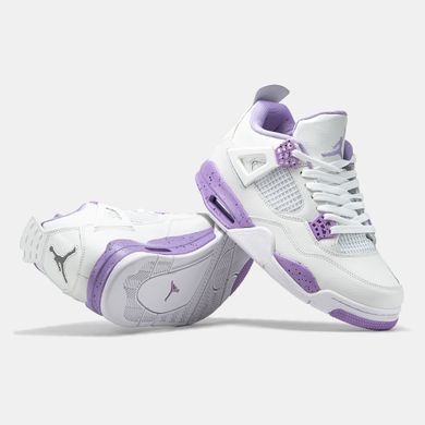 Кросівки Nike Air Jordan 4 White Purple, 36